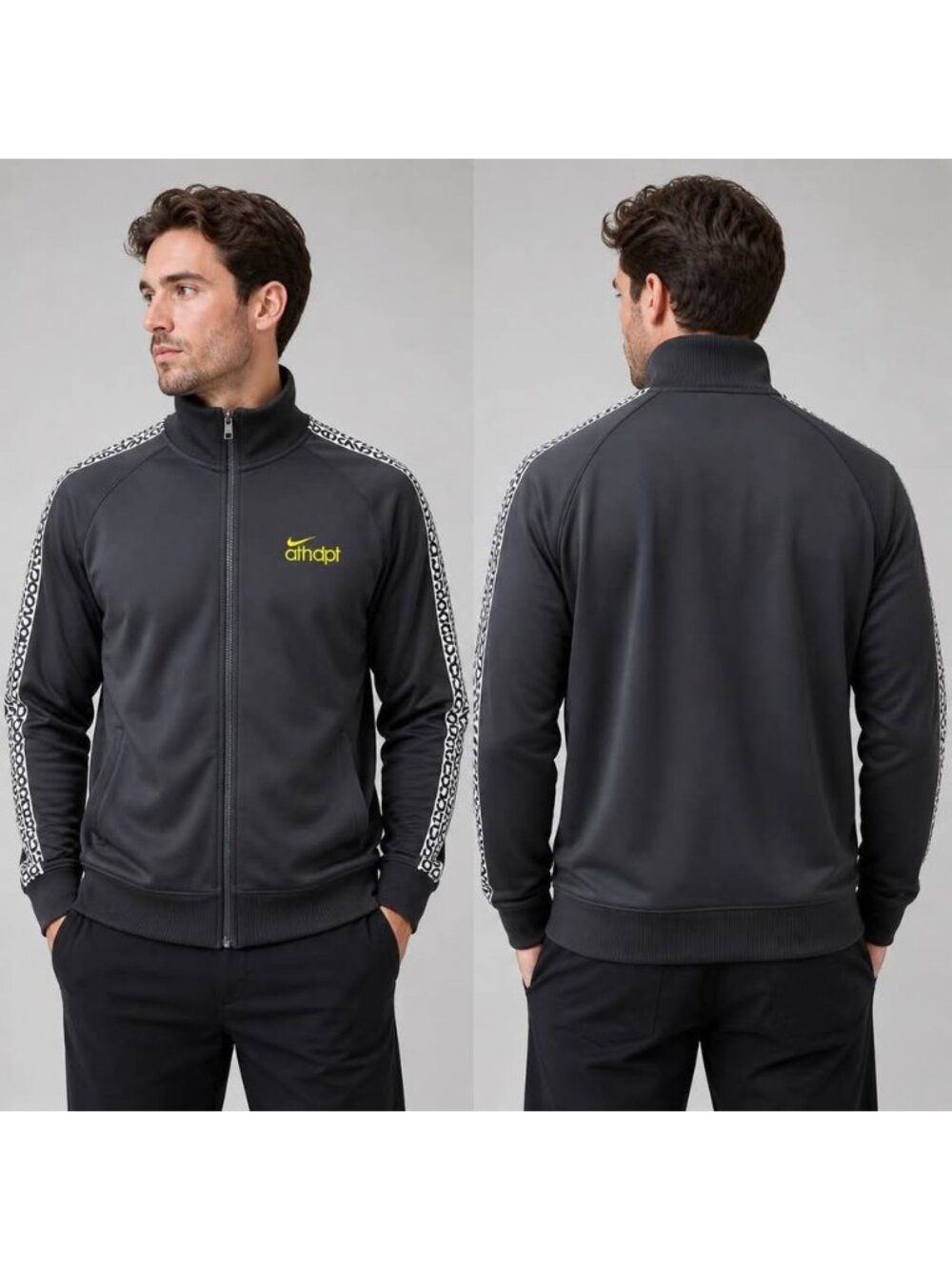 Nike Track Jacket – Men’s Large (Black / Logo Sleeve)